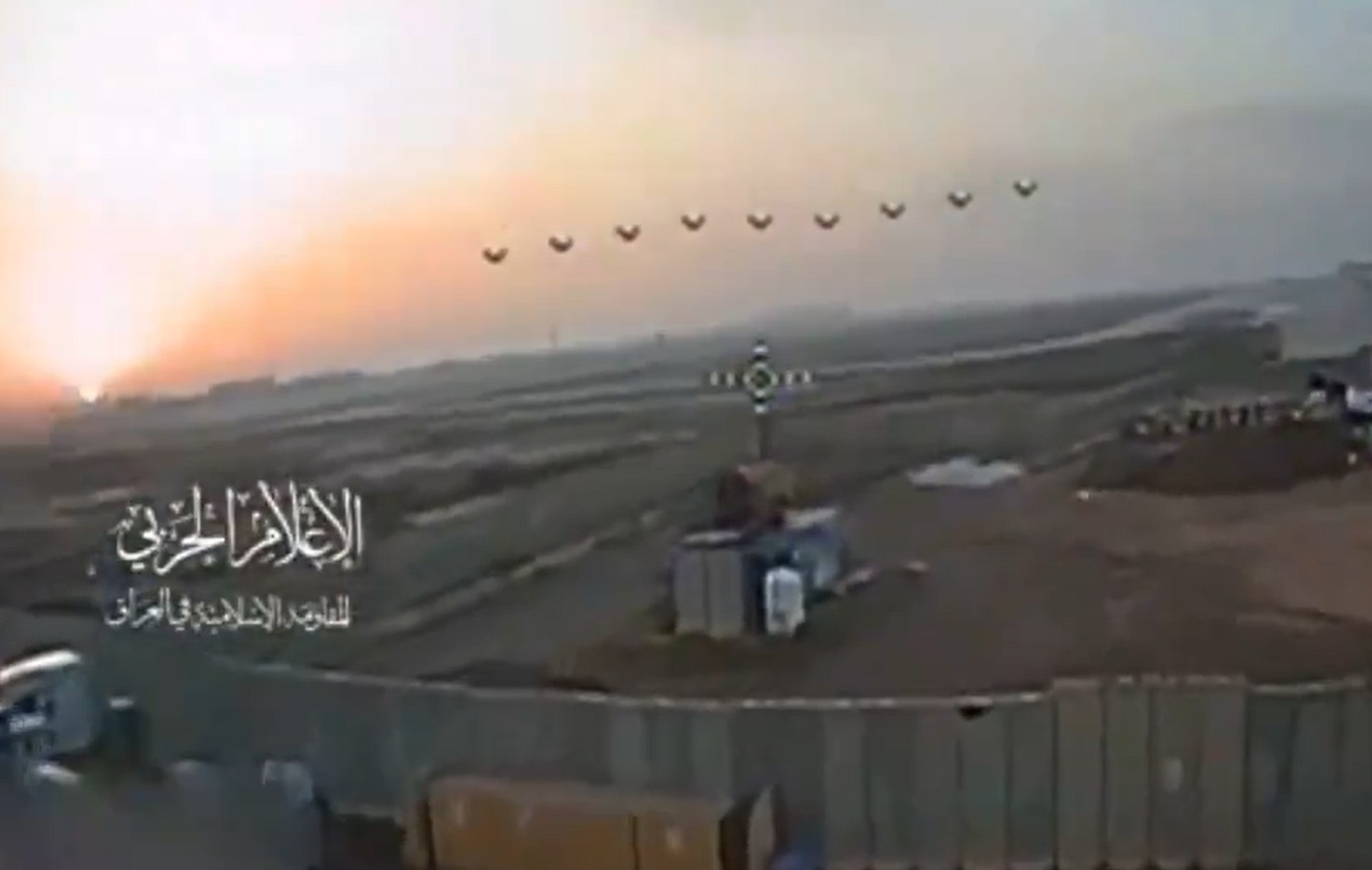 Βίντεο απεικονίζει επιθέσεις με drones σε αμερικανική στρατιωτική βάση στη Βαγδάτη