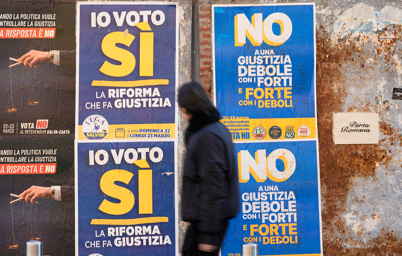 Ιταλία: Προβάδισμα του «Όχι» στη δικαστική μεταρρύθμιση σύμφωνα με τα πρώτα instant polls