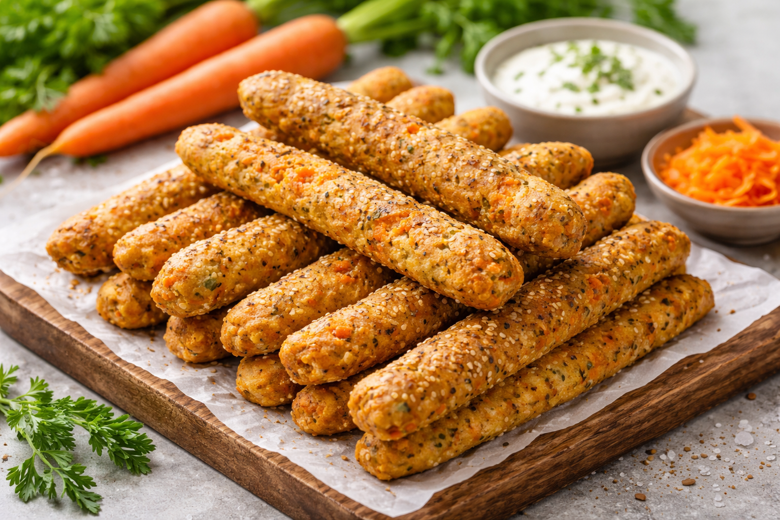 Τα πιο νόστιμα κριτσίνια καρότου που θα αγαπήσουν όλοι