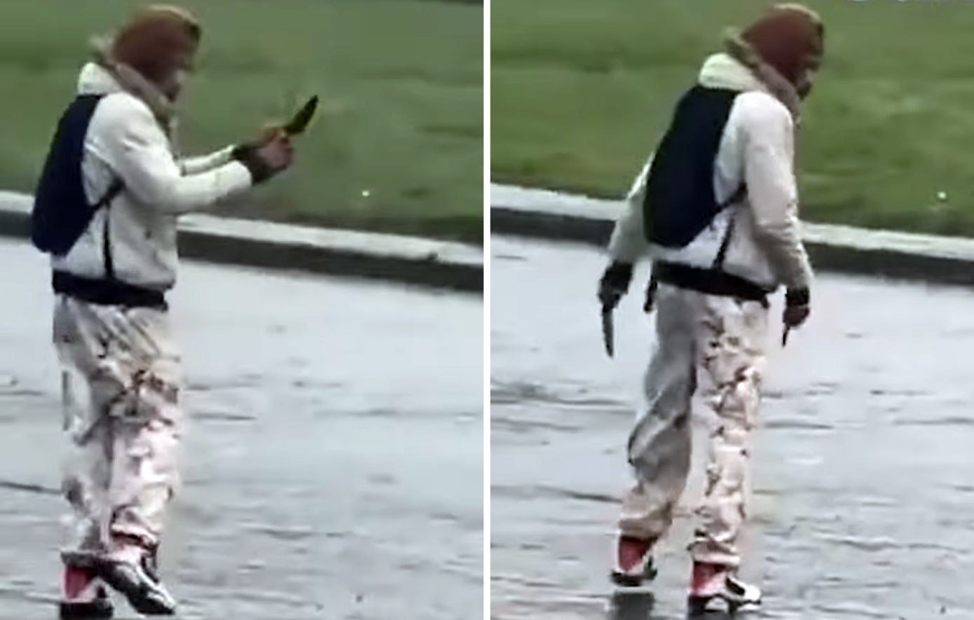 Άνδρας μαχαίρωσε δύο άτομα στο Εδιμβούργο &#8211; Κυκλοφορεί κρατώντας απειλητικά δύο μεγάλα μαχαίρια