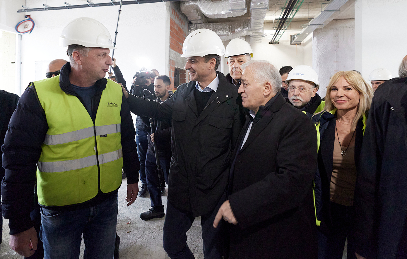 Μητσοτάκης: Η κατασκευή του 6ου προβλήτα θα αναβαθμίσει το λιμάνι της Θεσσαλονίκης, ώστε να μετατραπεί σε διαμετακομιστικό κόμβο