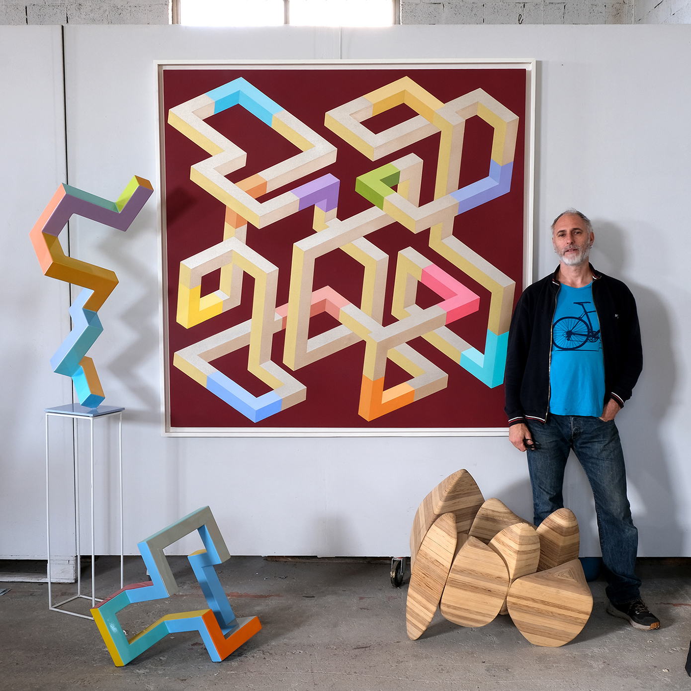 Francesco Moretti: Η έκθεση «Absence of Gravity» ανοίγει στον Πειραιά - 30 έργα ζωγραφικής και γλυπτικής σε έναν διάλογο μορφών