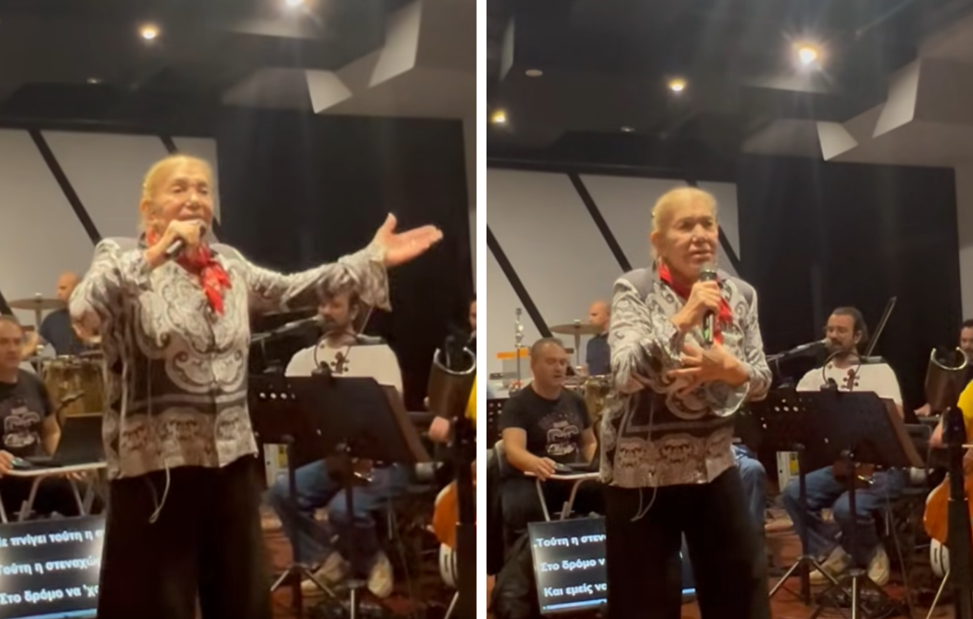 Μαρινέλλα &#8211; Το συγκλονιστικό βίντεο από την τελευταία της πρόβα πριν την εμφάνιση στο Ηρώδειο