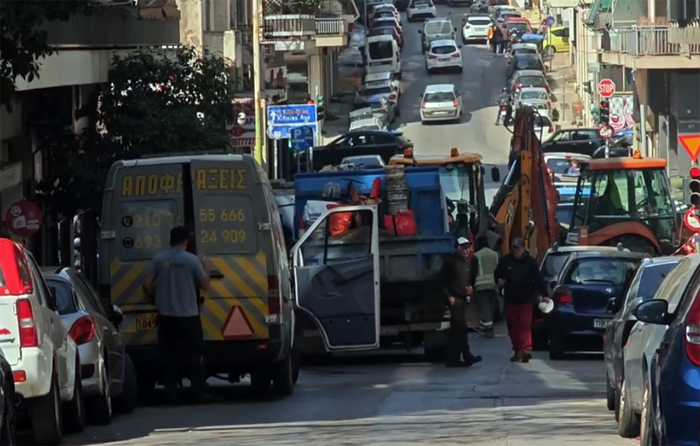 Κλειστή η οδός Φωκίδος δίπλα στο νοσοκομείο Παίδων, λόγω εργασιών της ΕΥΔΑΠ &#8211; Κυκλοφοριακές ρυθμίσεις στο σημείο