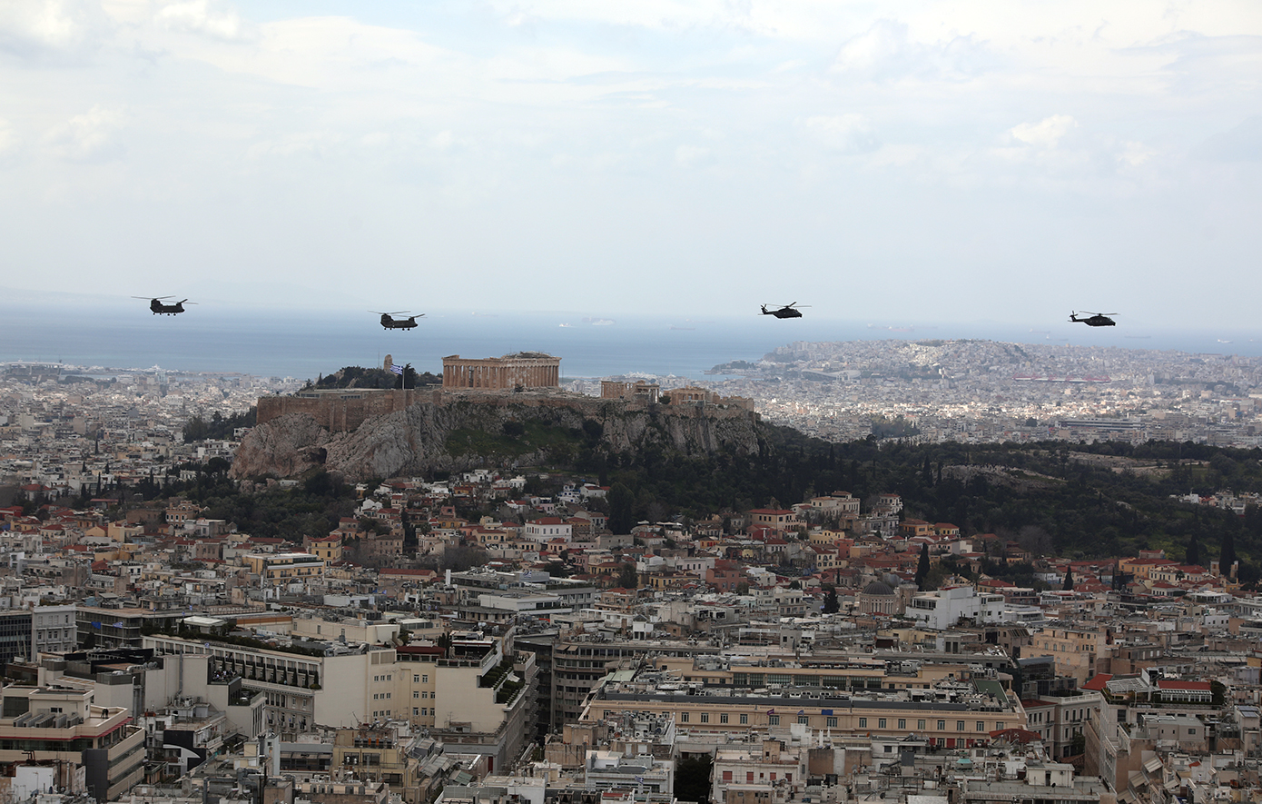 25η Μαρτίου: Δείτε live τη στρατιωτική παρέλαση στην Αθήνα
