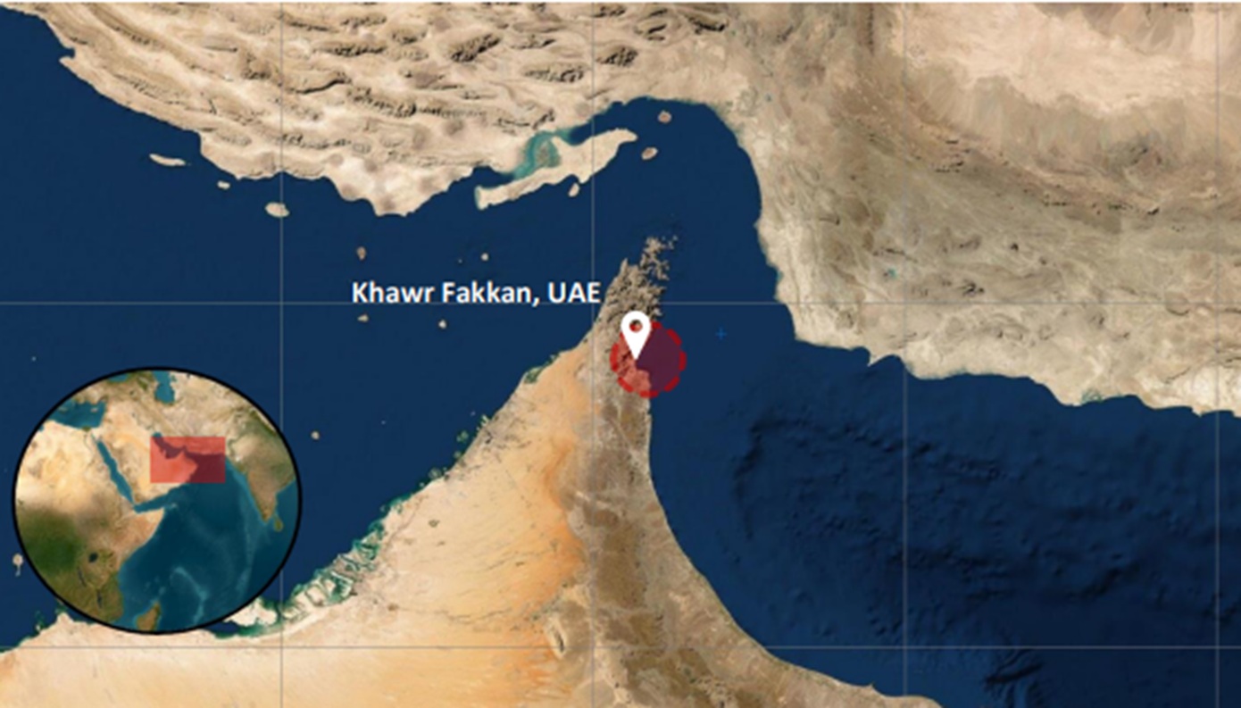 Πυρκαγιά σε πλοίο έπειτα από πλήγμα στον Κόλπο του Ομάν