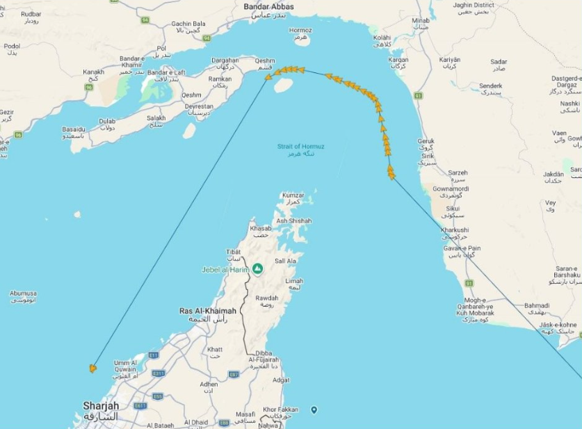 Ελληνόκτητο πλοίο έσπασε το «μπλόκο» στα Στενά του Ορμούζ: Πέρασε με ανοιχτό στίγμα και φορτίο τροφίμων για το Ιράν