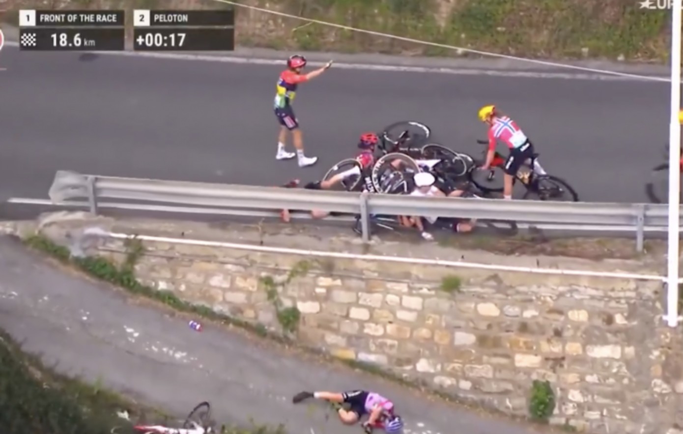 Ιταλία: Σοκαριστικό ατύχημα στον ποδηλατικό γύρο Μιλάνο &#8211; Σαν Ρέμο