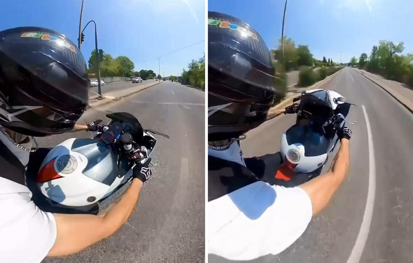 23χρονος κάνει σούζα με τη μηχανή επί 20 δευτερόλεπτα και τρέχει υπερβολικά στην Αττική – Το βίντεο ανέβηκε στο ίντερνετ