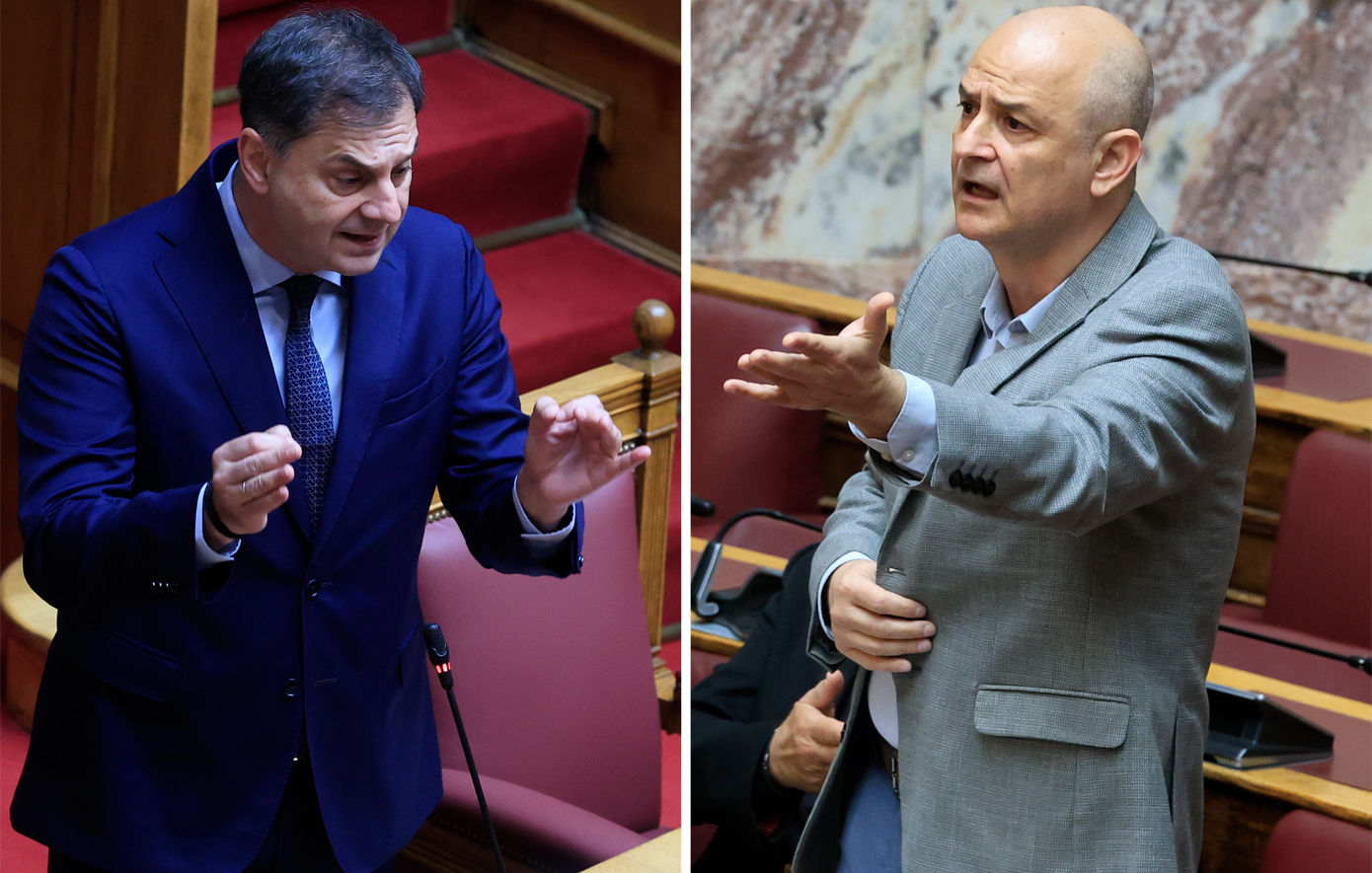 Κόντρα Θεοχάρη με Καζαμία στη Βουλή για τον βαθμό εμπλοκής της Ελλάδας στον πόλεμο της Μέσης Ανατολής