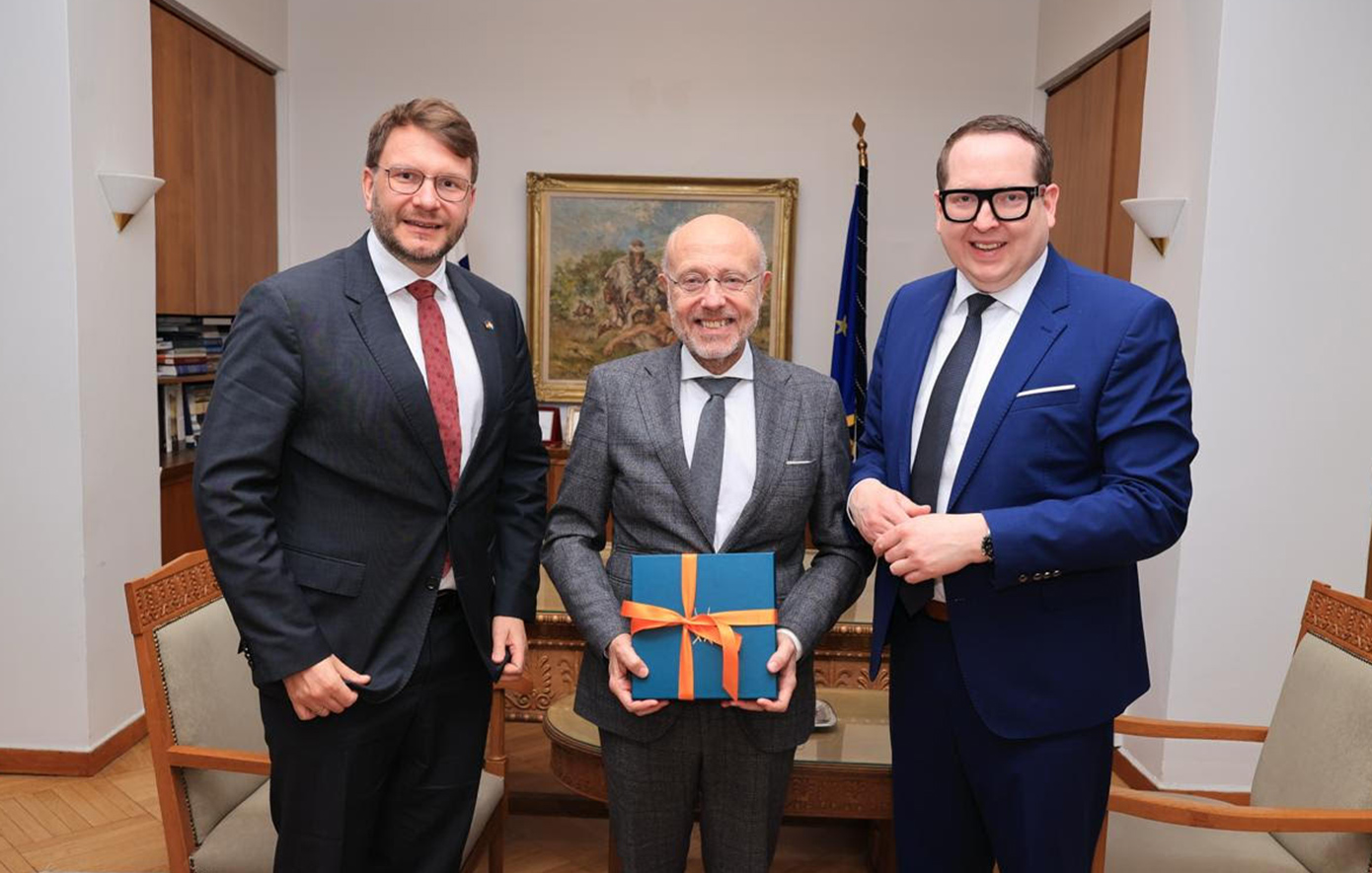 Συνάντηση Υφυπουργού Υγείας Δημήτρη Βαρτζόπουλου με αντιπροσωπεία Γερμανών βουλευτών του CDU