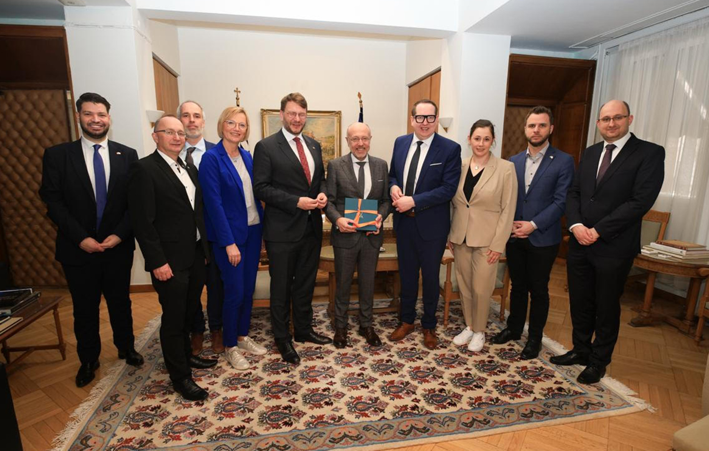Συνάντηση Υφυπουργού Υγείας Δημήτρη Βαρτζόπουλου με αντιπροσωπεία Γερμανών βουλευτών του CDU