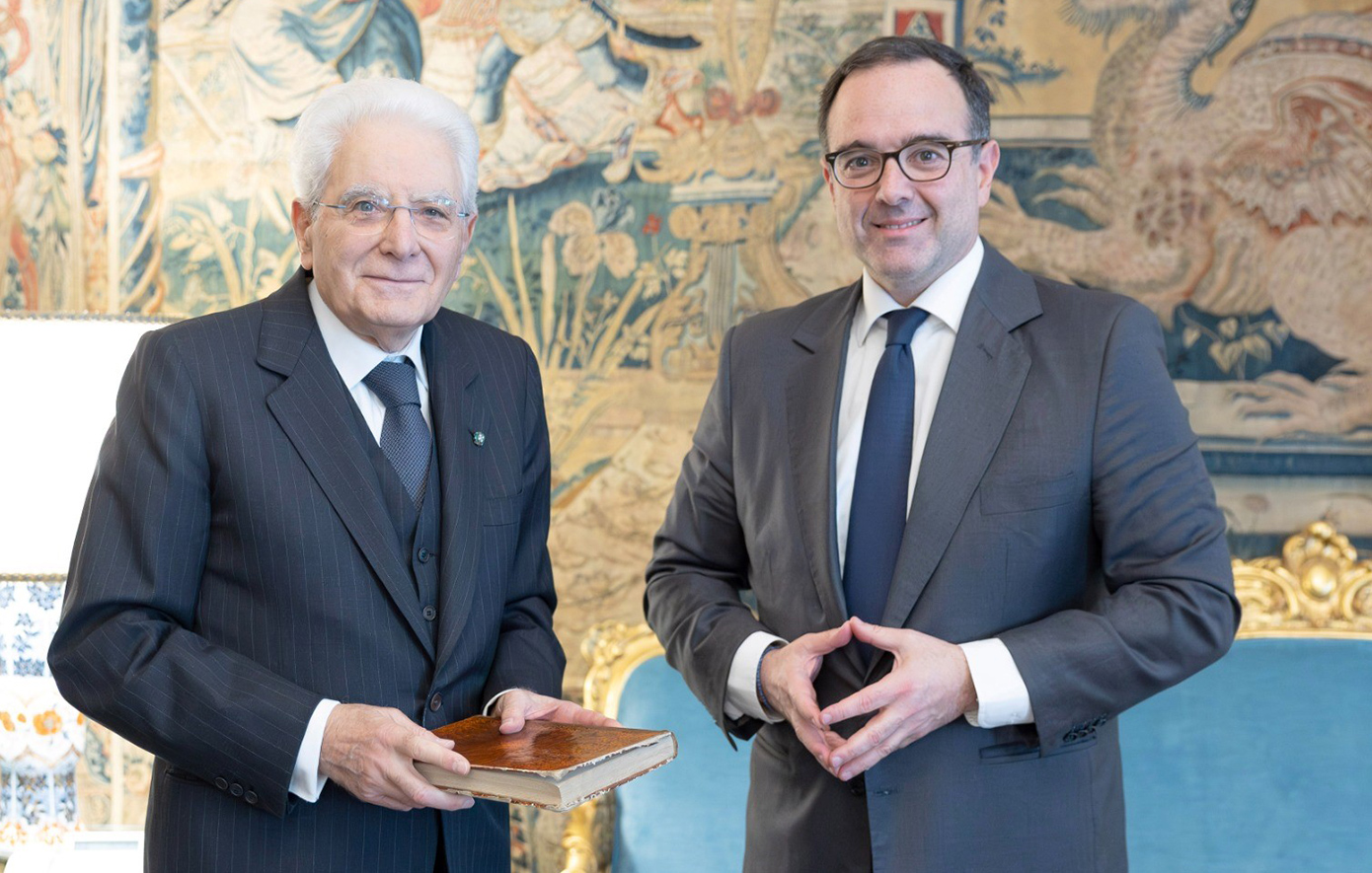 Συνάντηση Θοδωρή Κυριακού με τον πρόεδρο της Ιταλίας Σέρτζιο Ματαρέλα