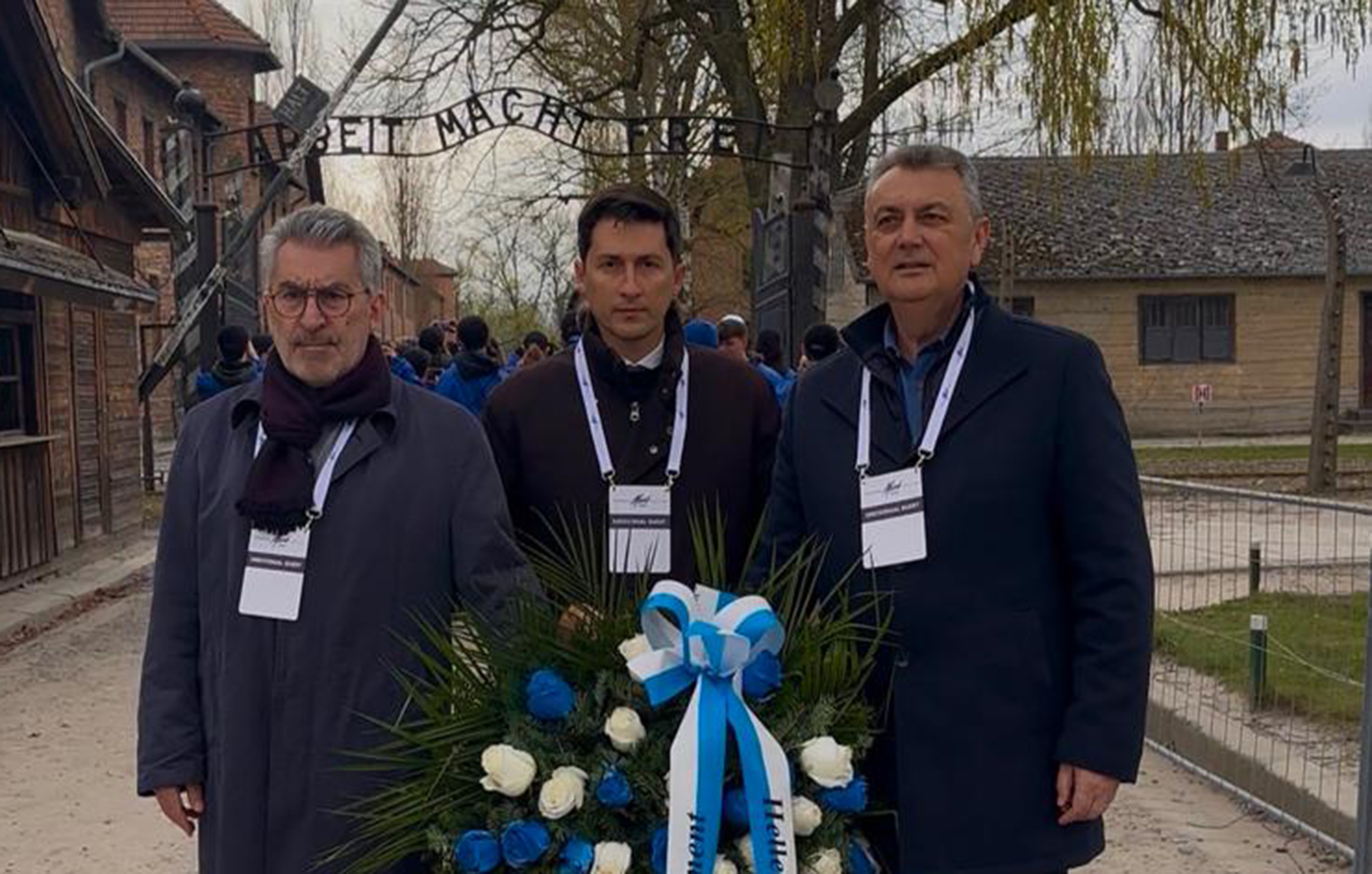 Επίσκεψη Χρηστίδη στο Άουσβιτς για την Ημέρα Μνήμης του Εβραϊκού Ολοκαυτώματος