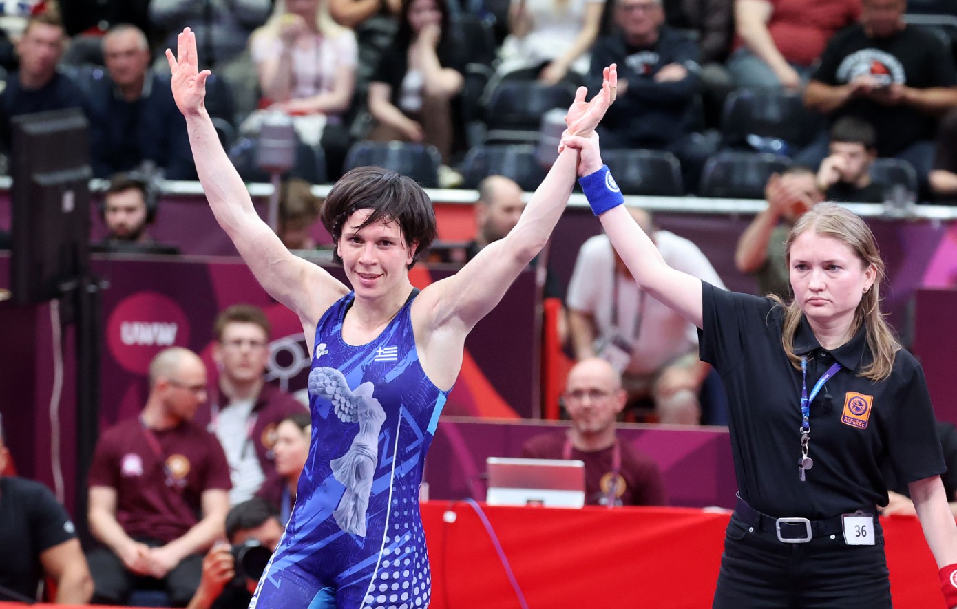 Η Πρεβολαράκη στον τελικό του ευρωπαϊκού πρωταθλήματος Πάλης: Στόχος το 2ο σερί χρυσό μετάλλιο