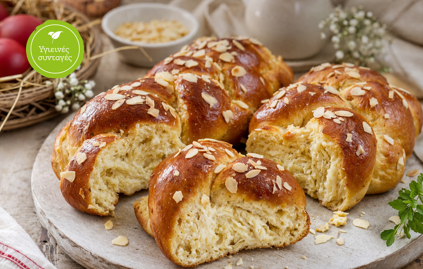 Light πασχαλινό τσουρέκι