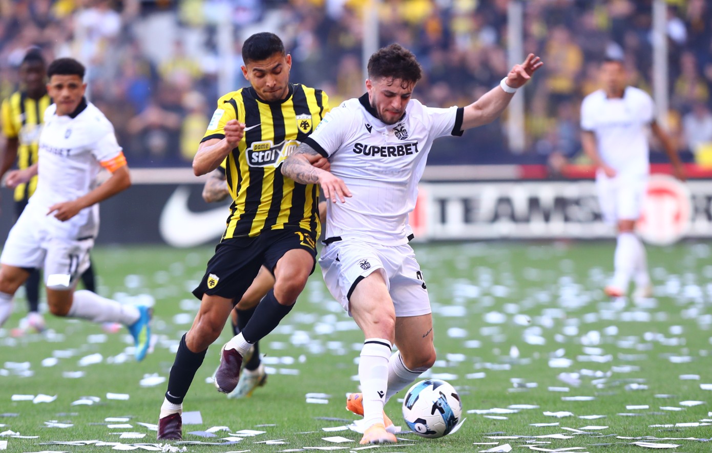 ΑΕΚ &#8211; ΠΑΟΚ: 1-0 στο 36&#8242; με αυτογκόλ του Κεντζιόρα