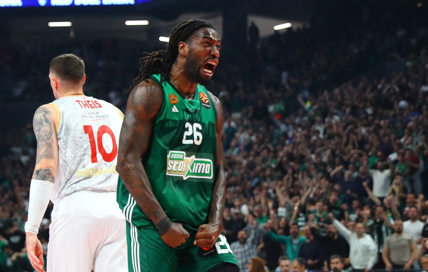 Παναθηναϊκός &#8211; Μονακό: Τα έχασε ο εκφωνητής της Euroleague με το κάρφωμα του Λεσόρ