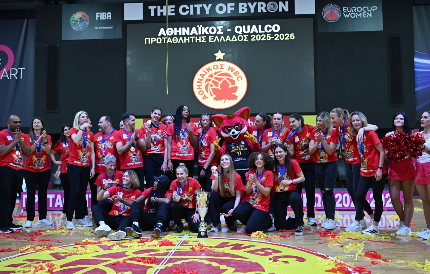 Αθηναϊκός: Φιέστα υπό το βλέμμα του Χαρδαλιά για την κατάκτηση του 5ου πρωταθλήματος