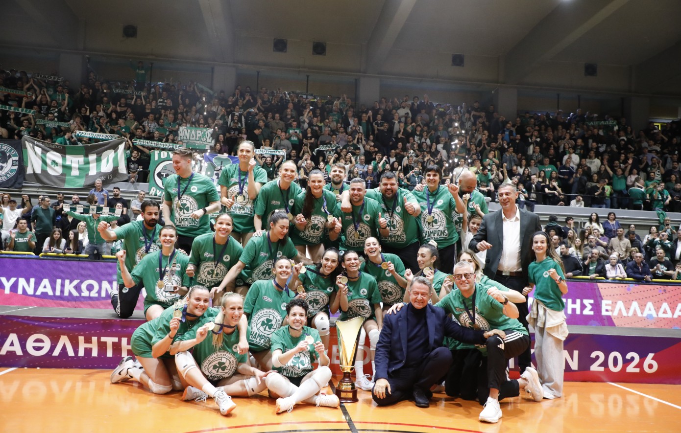 Πρωταθλητής ο Παναθηναϊκός: Η απονομή του τροπαίου και το πάρτι με τους οπαδούς