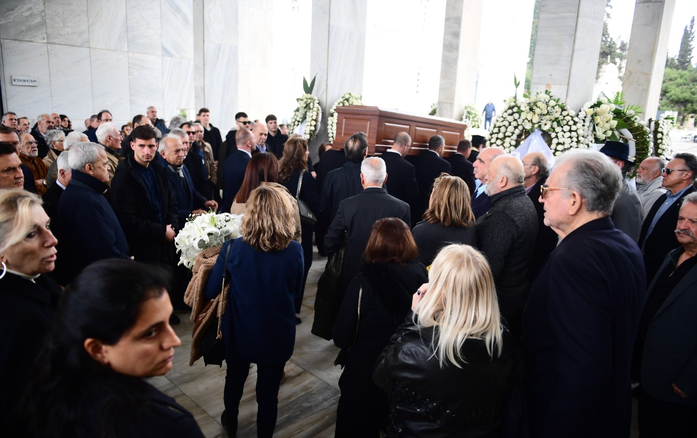 Το τελευταίο αντίο στον Βασίλη Γκούμα