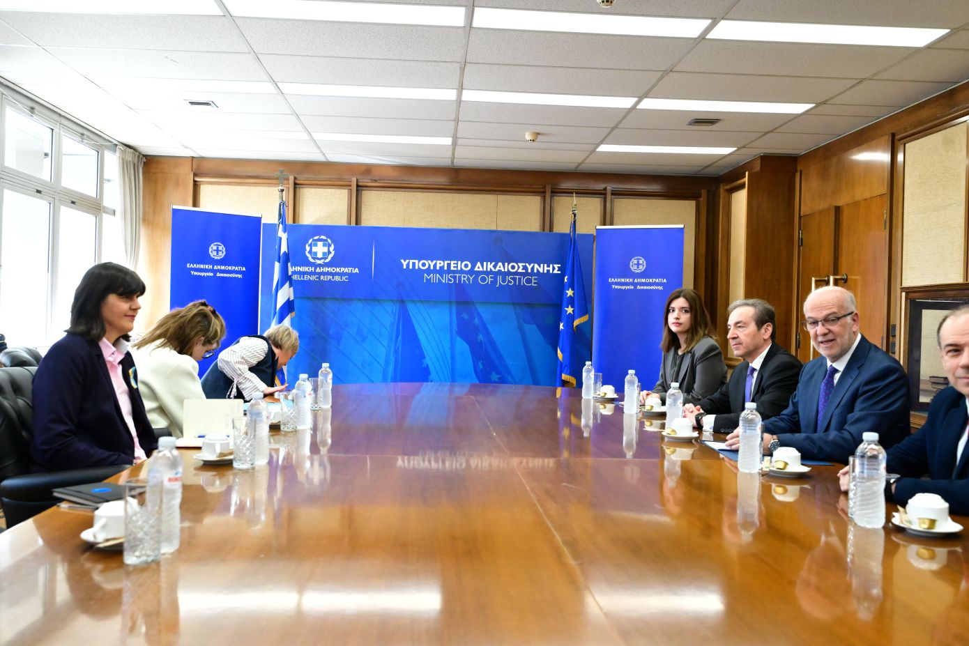 Στο υπουργείο Δικαιοσύνης η επικεφαλής της Ευρωπαϊκής Εισαγγελίας, Λάουρα Κοβέσι &#8211; Τετ α τετ με Φλωρίδη