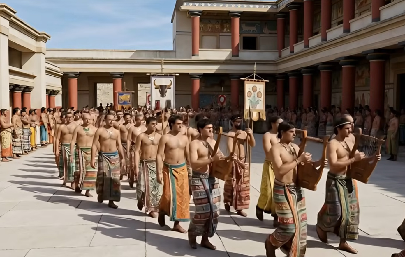 Εντυπωσιακό βίντεο με AI «ζωντανεύει» την Κνωσό του 1700 π.Χ.