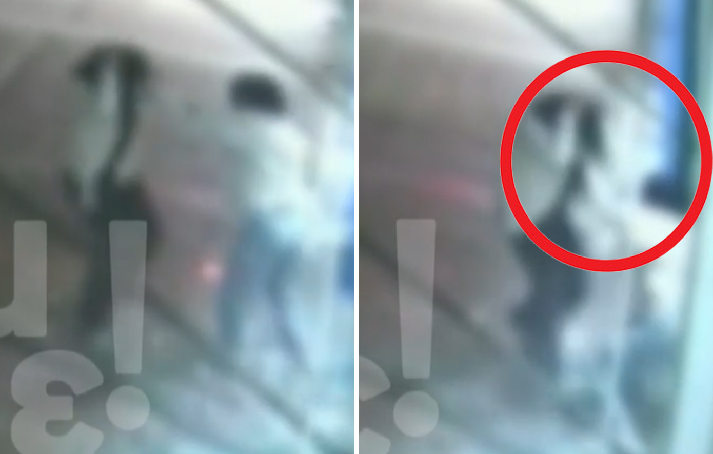 Αγία Βαρβάρα: Η στιγμή που πέφτουν πάνω στη τζαμαρία οι 19χρονες που έπαιζαν ξύλο