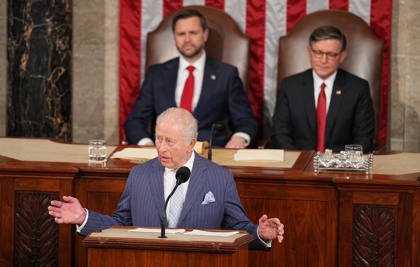 Ιστορική ομιλία του βασιλιά Καρόλου Γ΄ της Βρετανίας στο Κογκρέσο