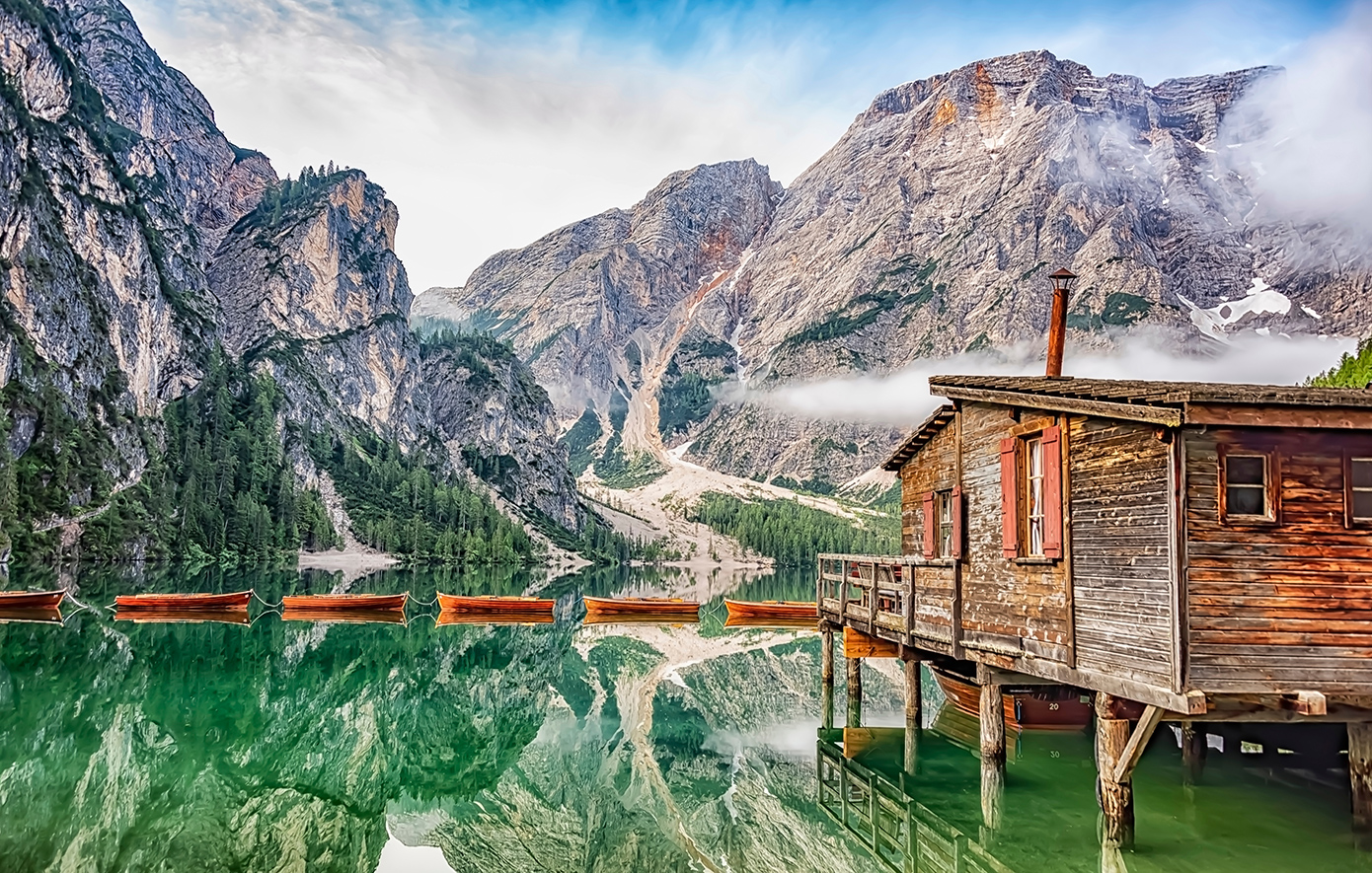 Lago di Braies, Δολομιτες