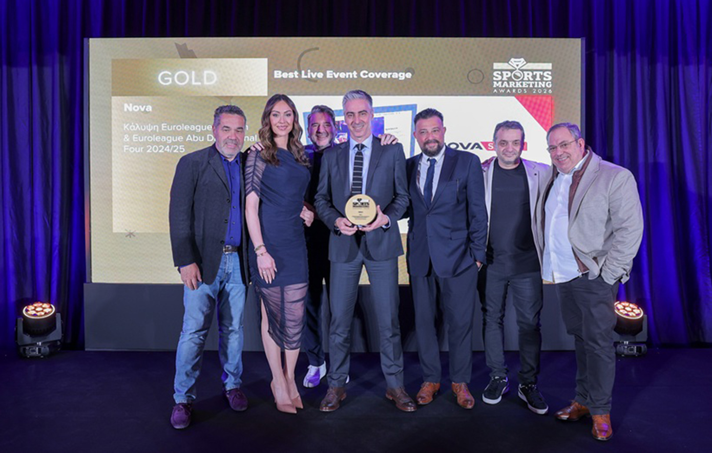 Λάμψη Nova στην ενότητα Best Content for Sports των Boussias Sports Marketing Awards! 