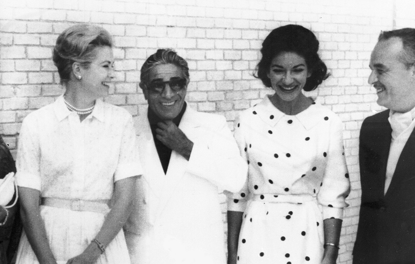 Αριστοτέλης Ωνάσης_Γκρέϊς Κέλλυ_Μαρία Κάλλας_Πρίγκιπας Ρενιέ