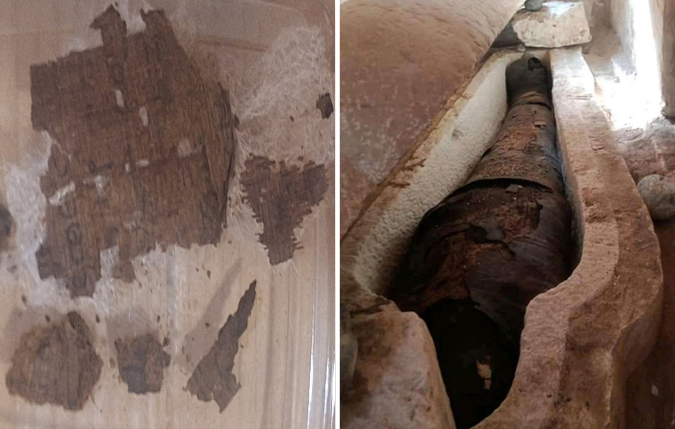 Αδιανόητη ανακάλυψη στην Αίγυπτο: Μούμια 1.600 ετών έκρυβε στα σπλάχνα της την Ιλιάδα του Ομήρου