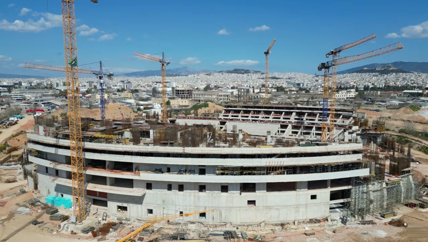 Παίρνει «σάρκα και οστά» το «παλάτι» του Παναθηναϊκού &#8211; Νέα εντυπωσιακά πλάνα από το υπό ανέγερση γήπεδο στον Βοτανικό