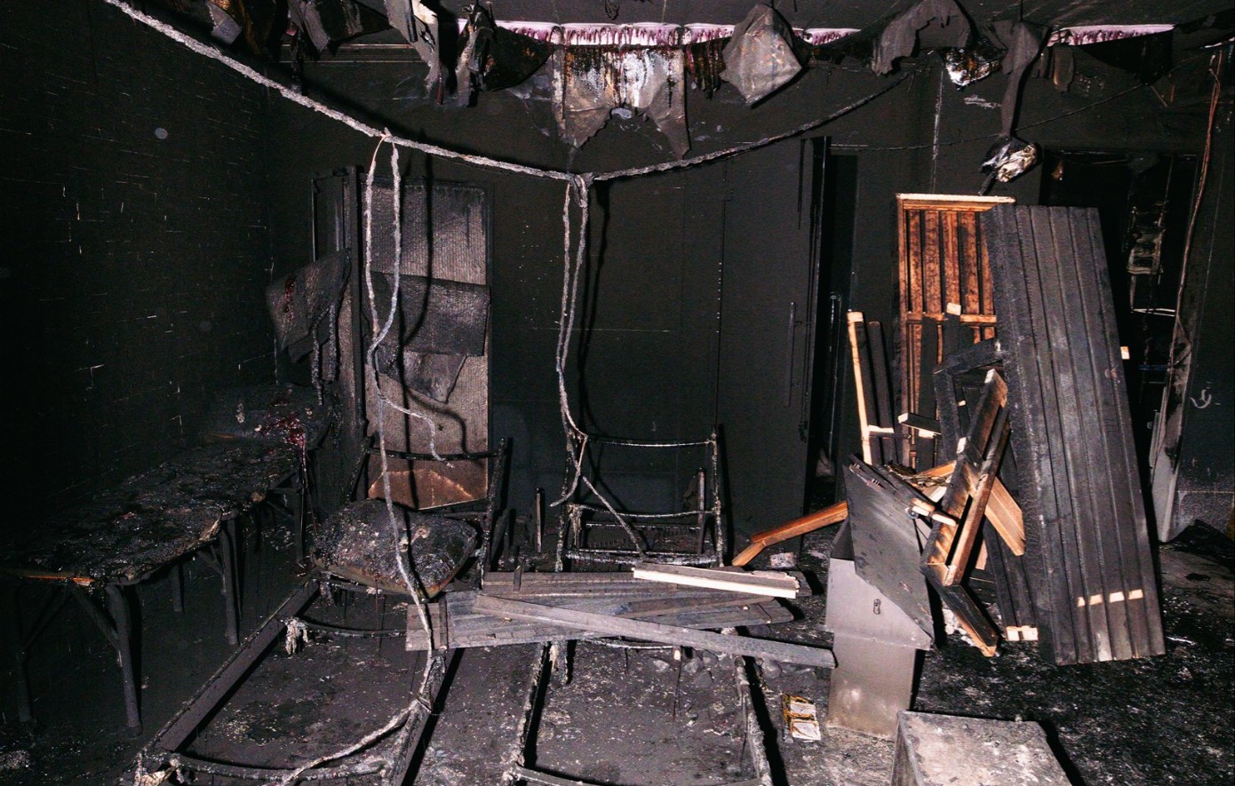 Βασιλεία: Δημοσίευσε φωτογραφίες από τα κατεστραμμένα αποδυτήρια λόγω φωτιάς στο γήπεδο