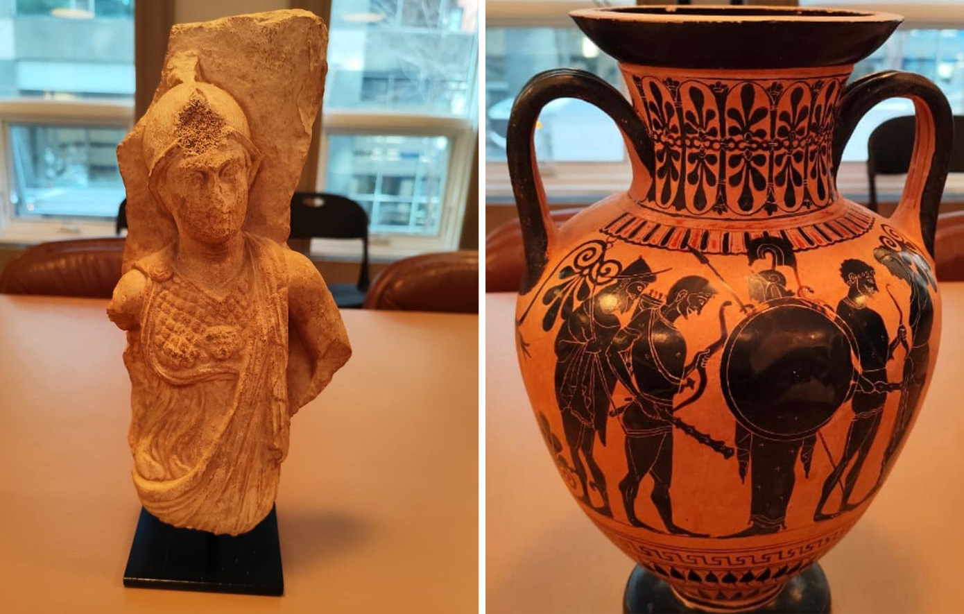 Η οικογένεια Grey και οι πέντε αρχαιότητες που επιστρέφουν από το Σικάγο στην Ελλάδα &#8211; Δείτε φωτογραφίες