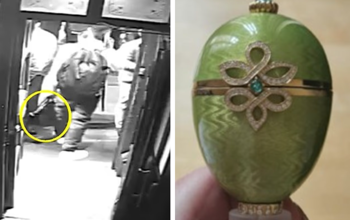 Τσαντάκιας βούτηξε τσάντα με αυγό και ρολόι Fabergé αξίας εκατομμυρίων ευρώ και τα πέταξε γιατί τα βρήκε φθηνά