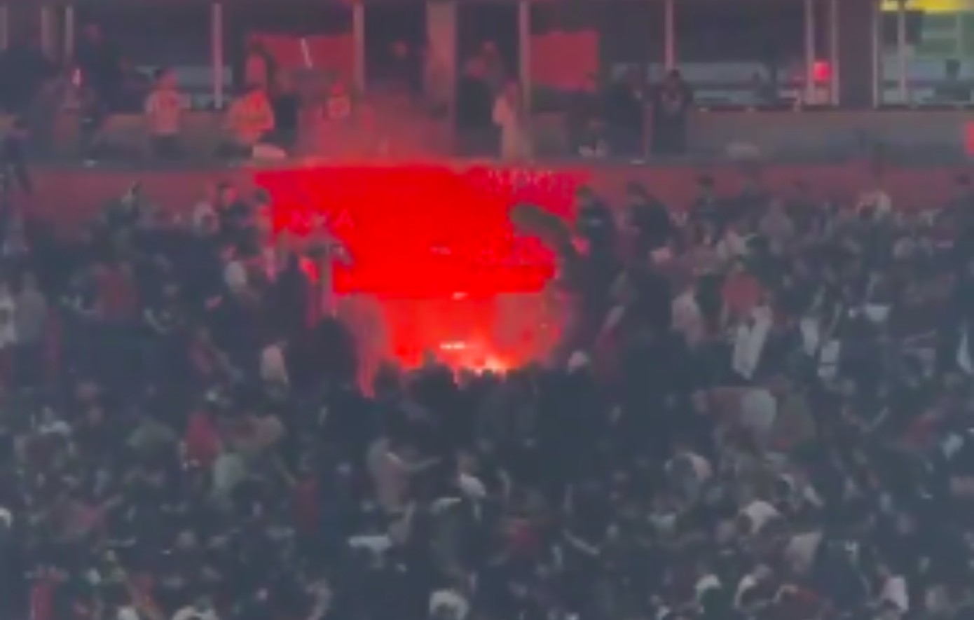 Ερυθρός Αστέρας &#8211; Παρτίζαν: Επεισόδια οπαδών &#8211; αστυνομίας μέσα στη Belgrade Arena στο ντέρμπι της Euroleague