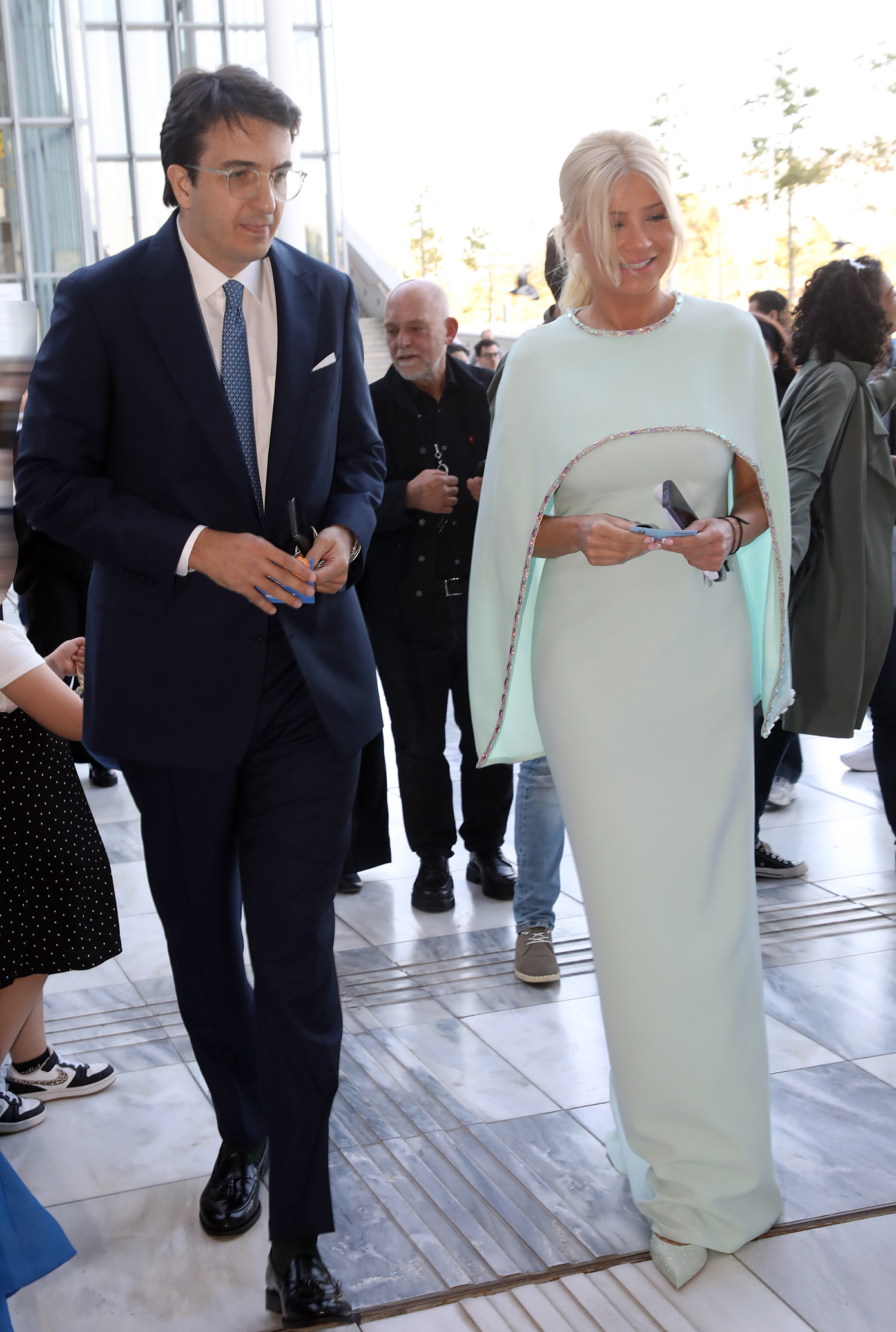 Φαίη Σκορδά και Αλέξανδρος Αθανασιάδης στο ΚΠΙΣΝ - Πρώτη επίσημη δημόσια έξοδος του ζευγαριού.