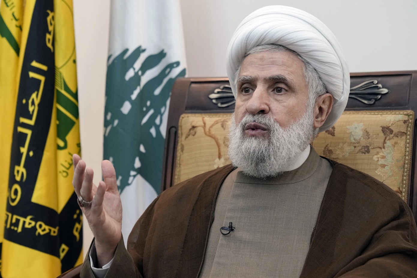 Ναΐμ Κασέμ: Ο ηγέτης της Χεζμπολάχ λέει στη Βηρυτό να μην κάνει «δωρεάν παραχωρήσεις» στο Ισραήλ