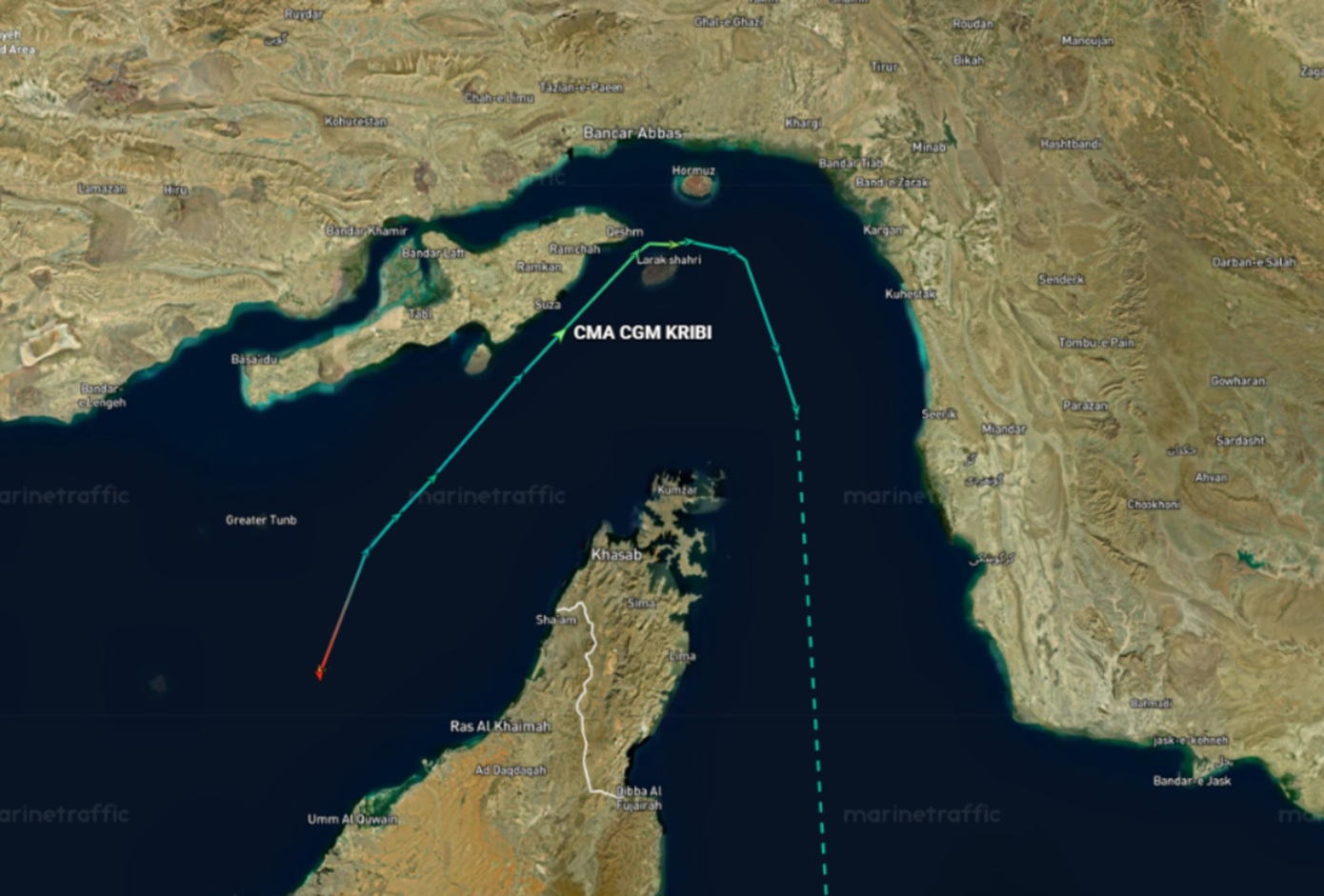 Μυστήριο με το πώς διέσχισε το γαλλικό πλοίο εμπορευματοκιβωτίων τα Στενά του Ορμούζ &#8211; Πλήρωσε τα «διόδια της Τεχεράνης»;