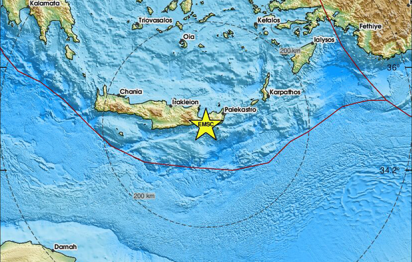 Αναστάτωσε την Κρήτη ο ισχυρός σεισμός 5,7 Ρίχτερ, σήκωσε πολλούς από τα κρεβάτια τους &#8211; Τι λένε οι σεισμολόγοι