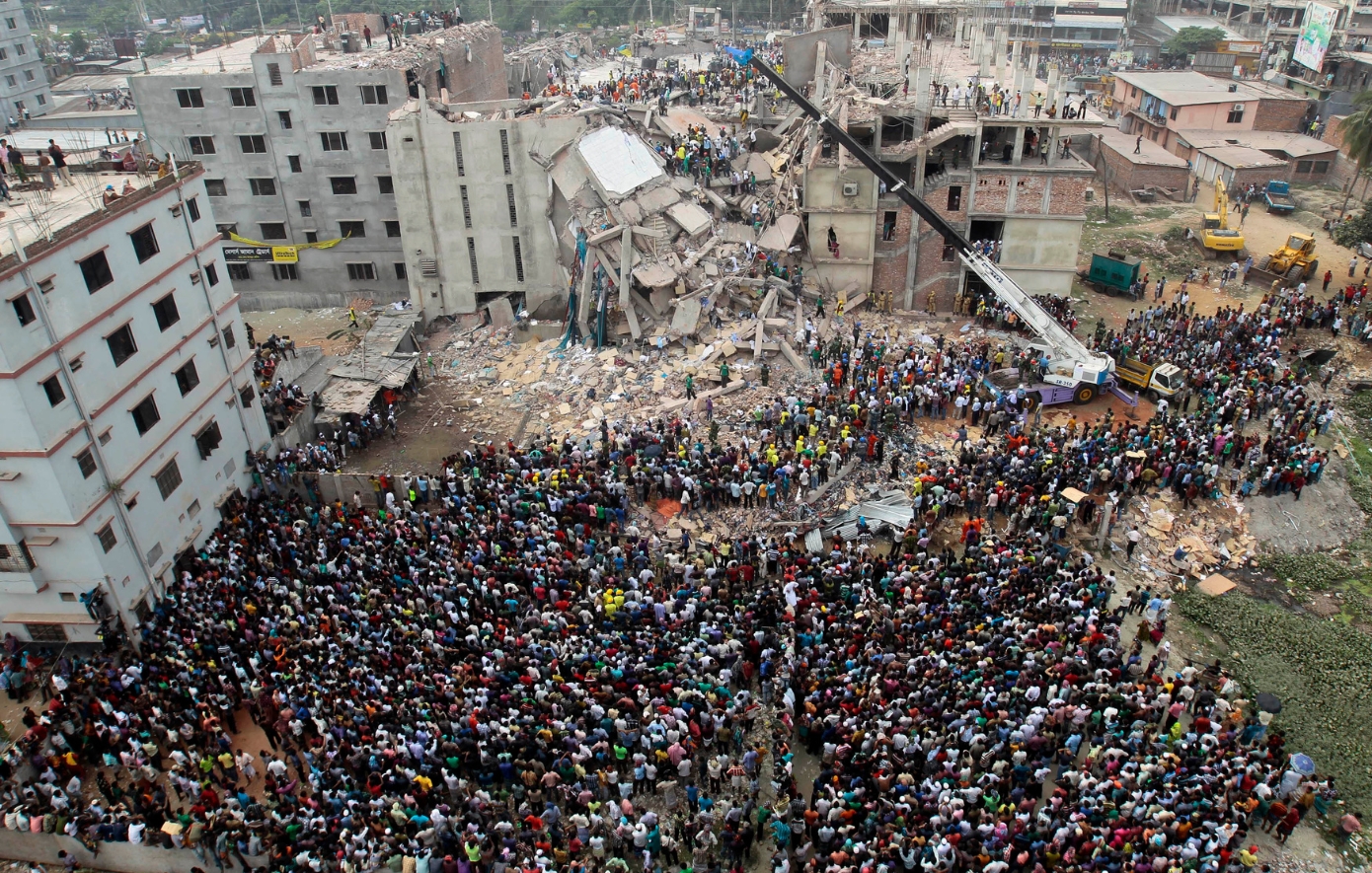 Η κατάρρευση του Rana Plaza με τους 1100 νεκρούς
