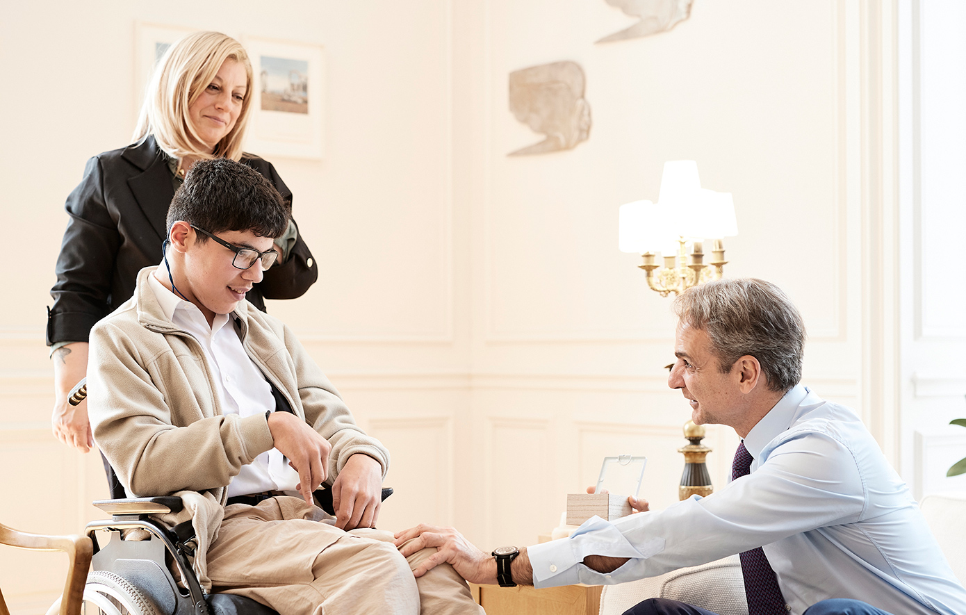 Συνάντηση με Παναγιώτη Παπαδόπουλο - Ειδικό Σχολείο Ηλιούπολης