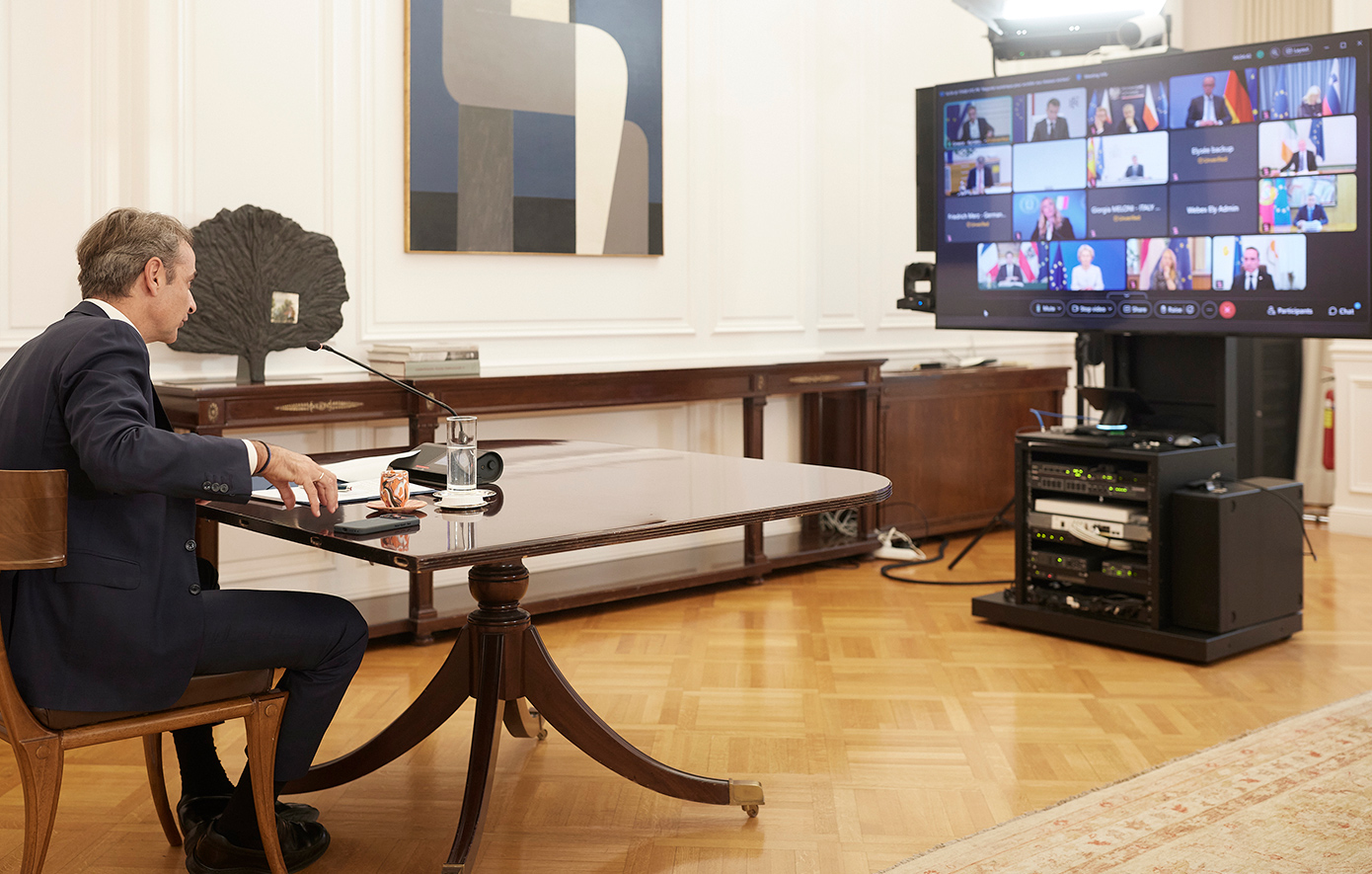 Τηλεδιάσκεψη ευρωπαίων ηγετών για προστασία ανηλίκων στο διαδίκτυο Τηλεδιάσκεψη ευρωπαίων ηγετών για προστασία ανηλίκων στο διαδίκτυο