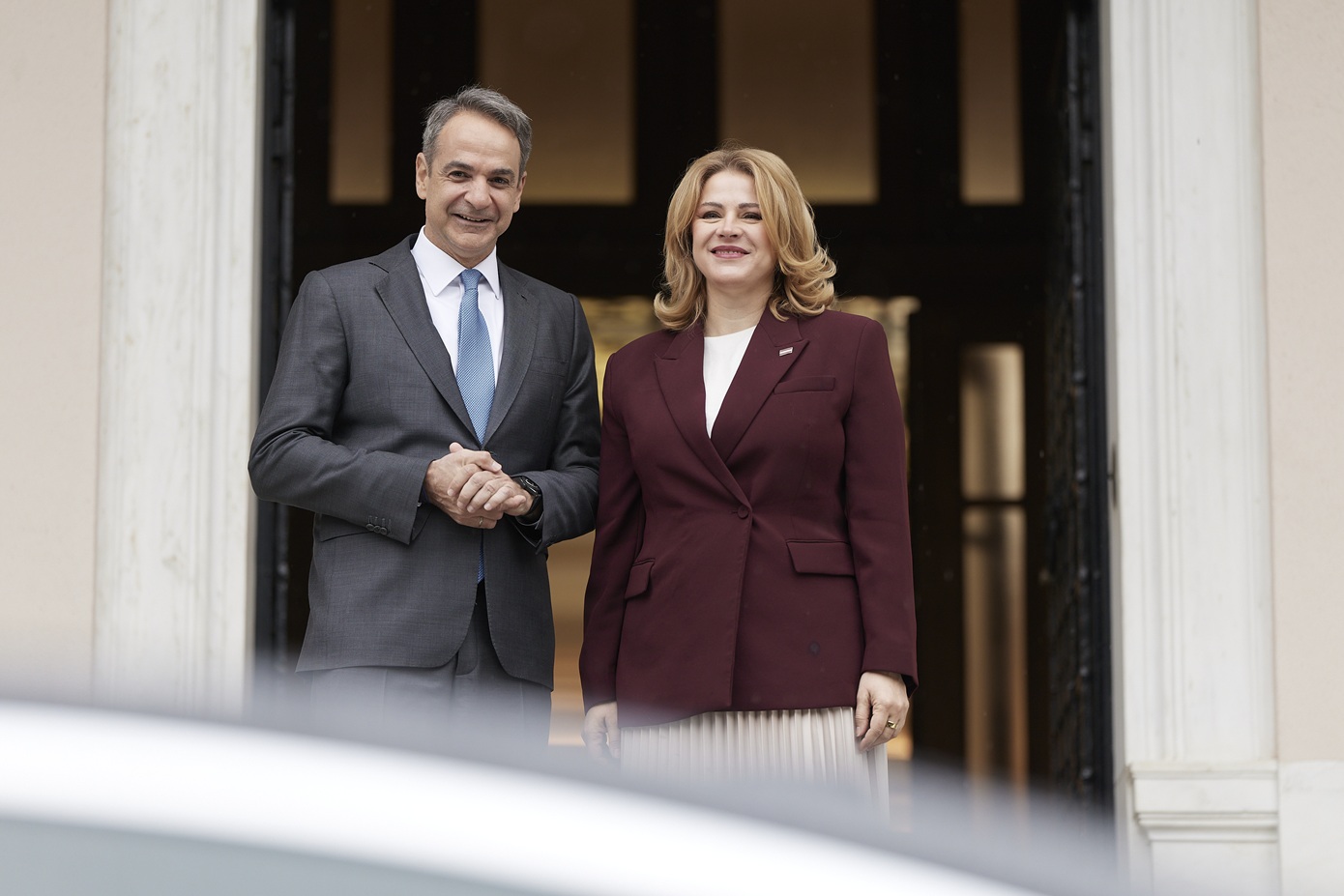 Συνάντηση Μητσοτάκη με τη Λετονή πρωθυπουργό &#8211; Συζητήθηκαν οι οικονομικές επιπτώσεις μιας παρατεταμένης κρίσης στη Μέση Ανατολή