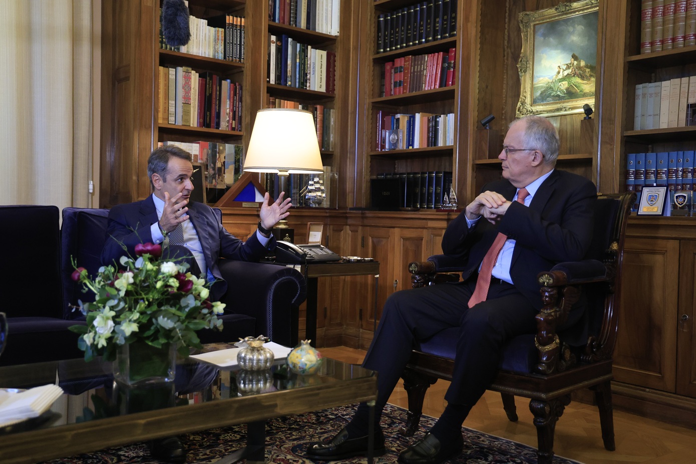 Μητσοτάκης: Η κυβέρνηση κάνει το καλύτερο για να στηρίξει τα νοικοκυριά και τις επιχειρήσεις