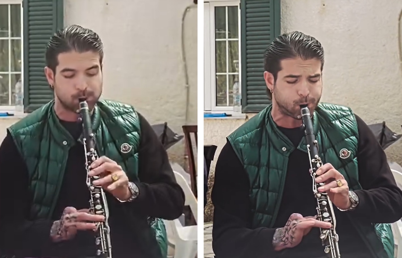 Άρης Μουγκοπέτρος: «Εδώ είμαι πάλι» &#8211; Παίζει πάλι κλαρίνο ένα χρόνο μετά τον σοβαρό τραυματισμό του από κροτίδα