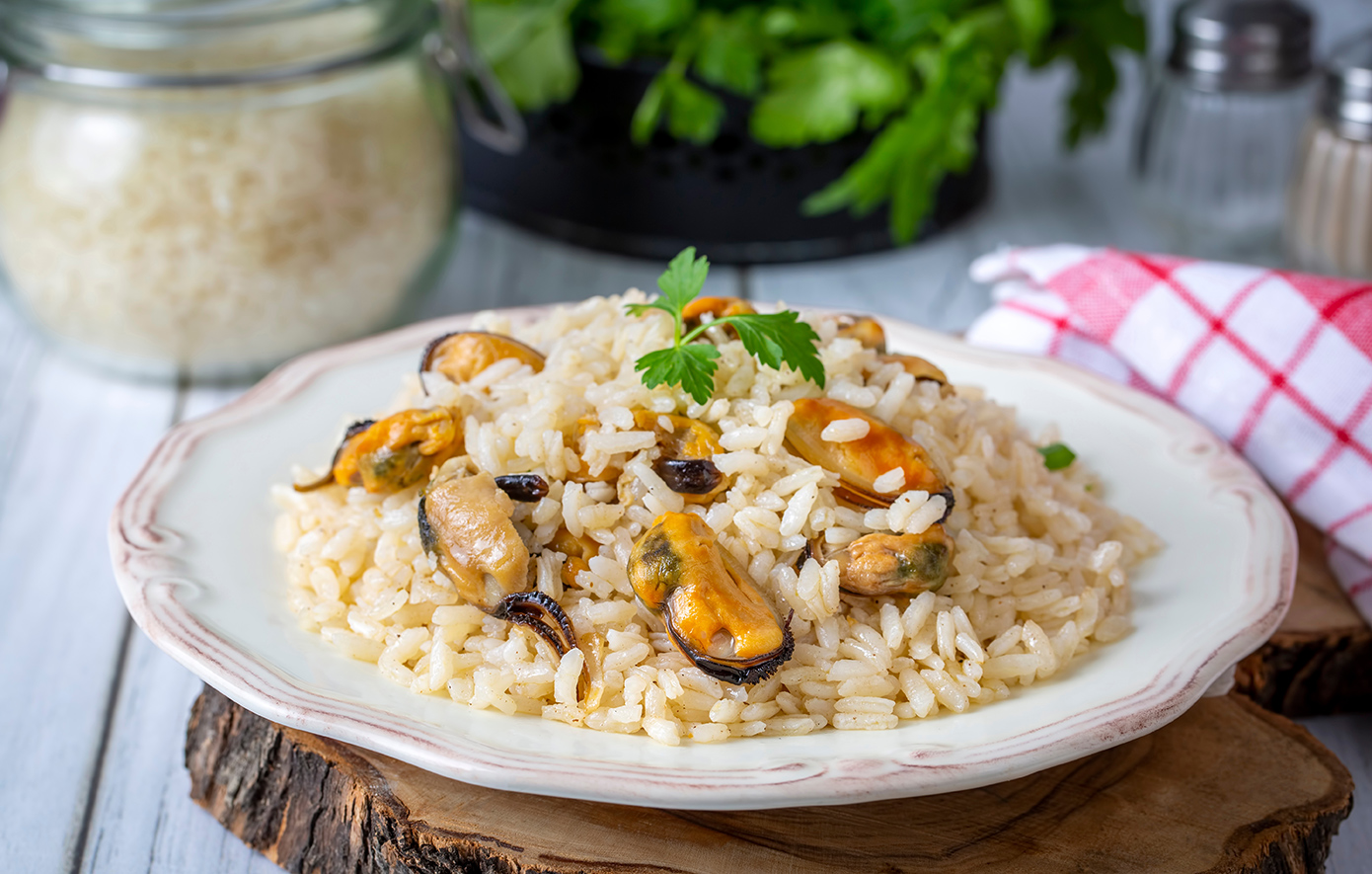 Αρωματικό μυδοπίλαφο