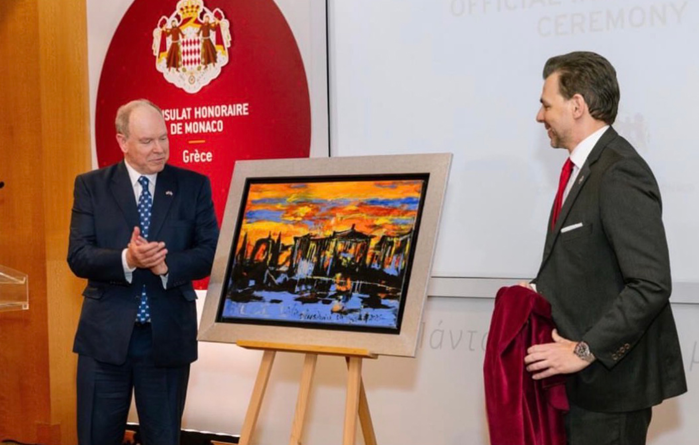 Ο πίνακας δώρο στον πρίγκιπα Αλβέρτο Β’ του Μονακό και ο συμβολισμός του.